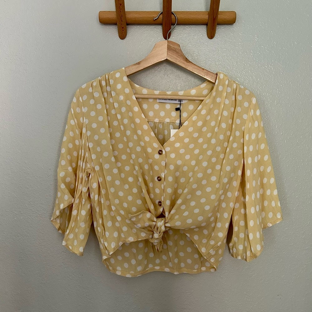 Faithfull the Brand Boulevards Top Le Marais Dot Lemon
